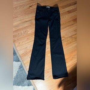 🖤 PAIGE 🖤 Anthropologie Skyline Boot Classic Black Denim Jeans 28